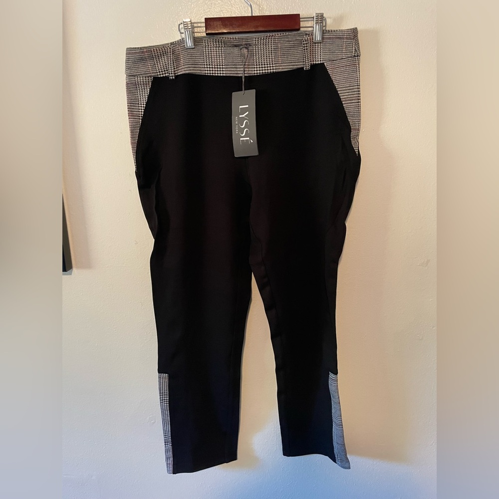 Lysse Black and Gray Women’s Pants